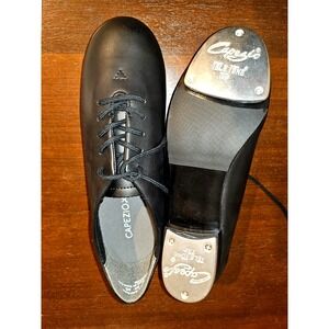 Capezio Kids Cadence Oxford Tap Shoe in Black Girls Size 5.5 Brand new